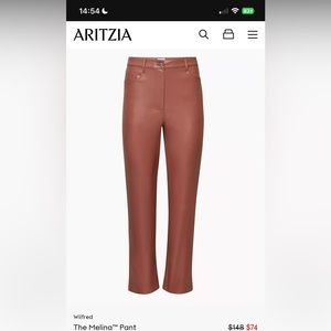 Aritzia melina pant cropped